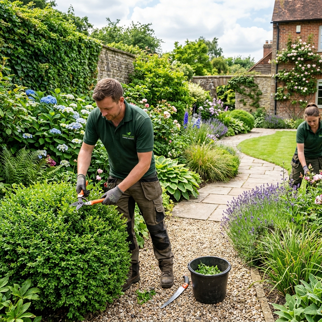 Jardinería y mantención de áreas verdes
